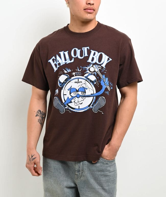 Brooklyn Projects x Fall Out Boy Time Brown T-Shirt