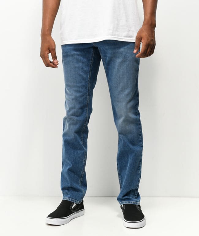 Empyre Skeletor Pally Blue Denim Skinny Jeans
