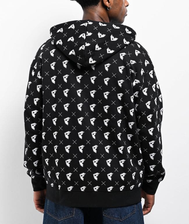 Famous Stars & Straps BOH Black Zip Hoodie, foto 3
