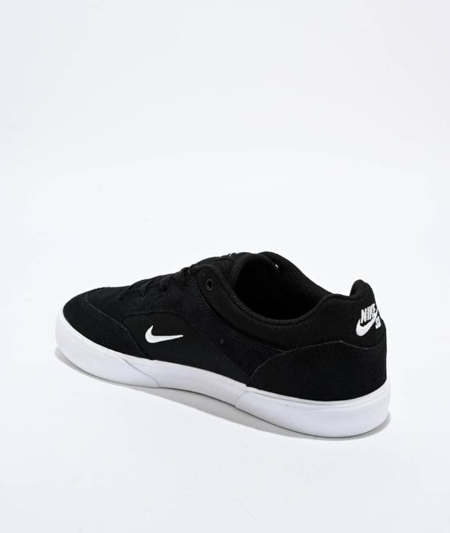 Nike SB Malor Black & White Skate Shoes, foto 3