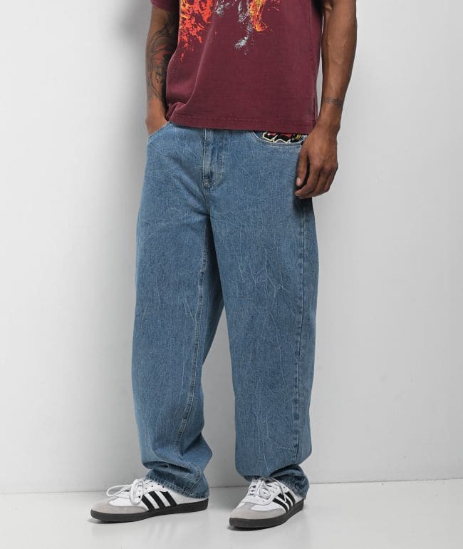 Ninth Hall Ambush Medium Blue Loose Fit Jeans, foto 3