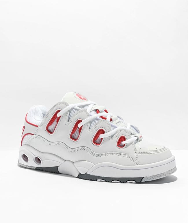 Osiris D3 OG White, Red & Grey Skate Shoes D3, foto 2