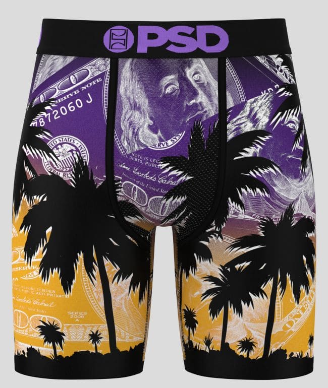 PSD Sunrise Benjis Purple Boxer Briefs