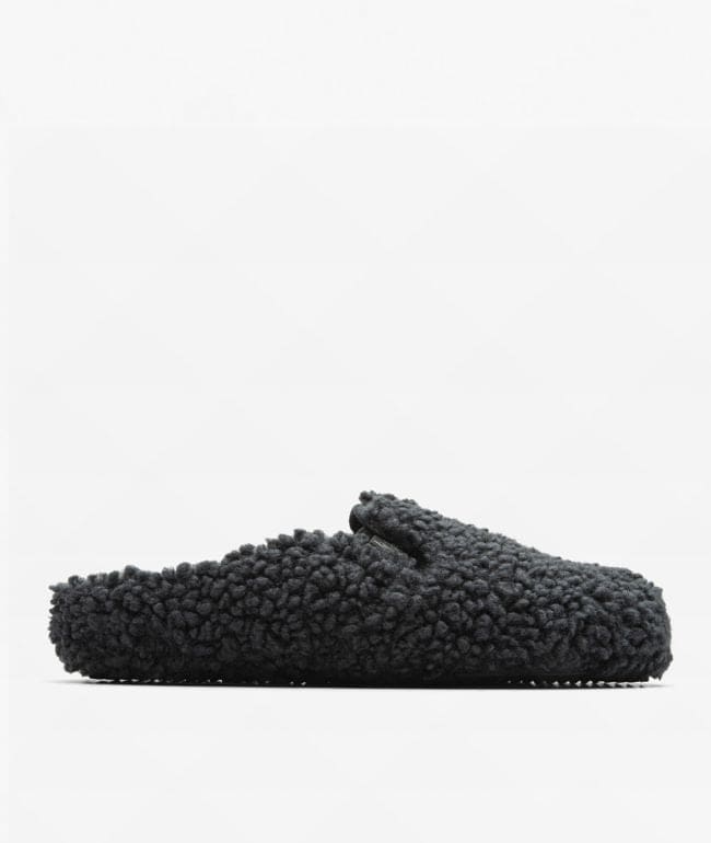 Straye Ventura Furry Carbon Mule Slippers